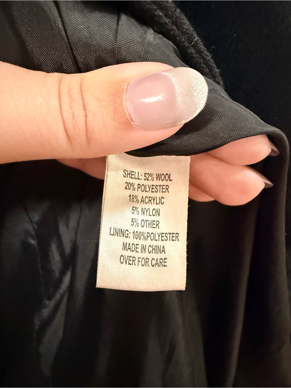 Marvin Richards Women's Black Pea Coat - Picture 10 of 11